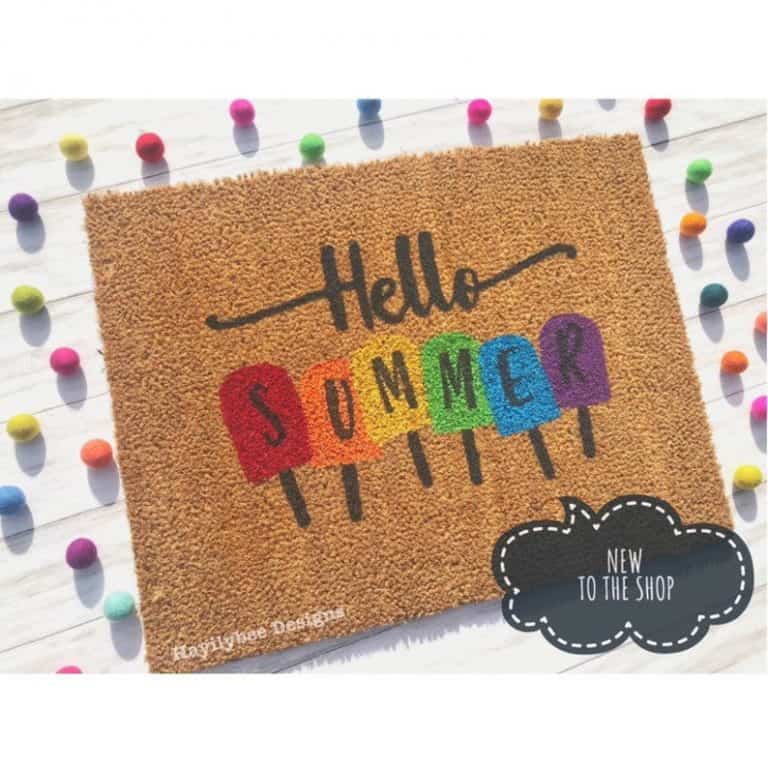 10 Unique Doormats For Summer - Front Porch Decorating Ideas