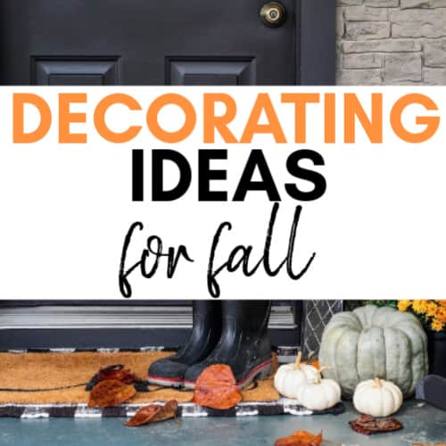 fall decorating ideas for outside