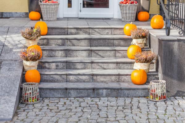 Fall Porch decorating ideas on a budget