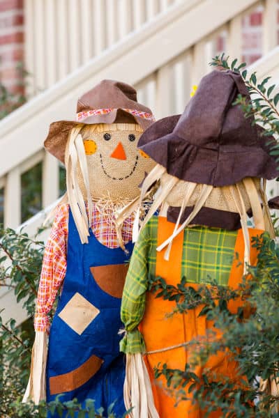 fall decorating ideas for outside