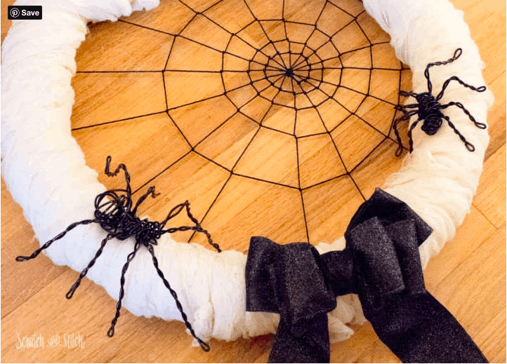spider web wreath