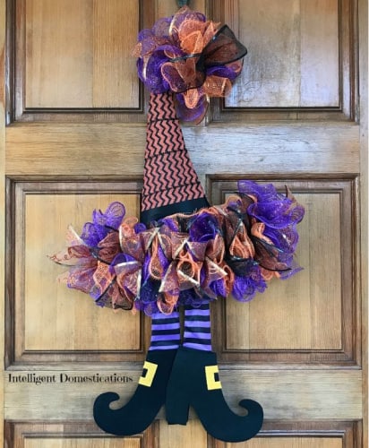 witches hat wreath