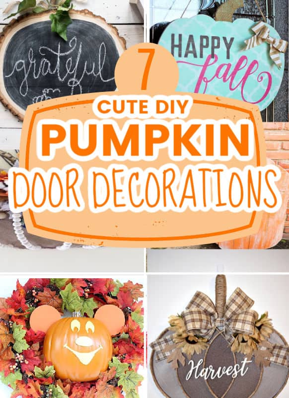 Pumpkin door decorations