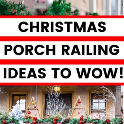 Christmas Porch Railing Decorations - Front Porch Decorating Ideas