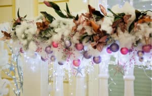 Christmas Porch Railing Decorations - Front Porch Decorating Ideas