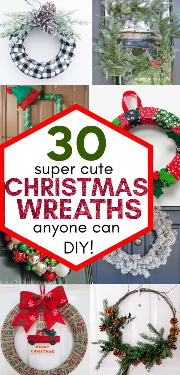 30 DIY Christmas Wreaths For Your Front Door