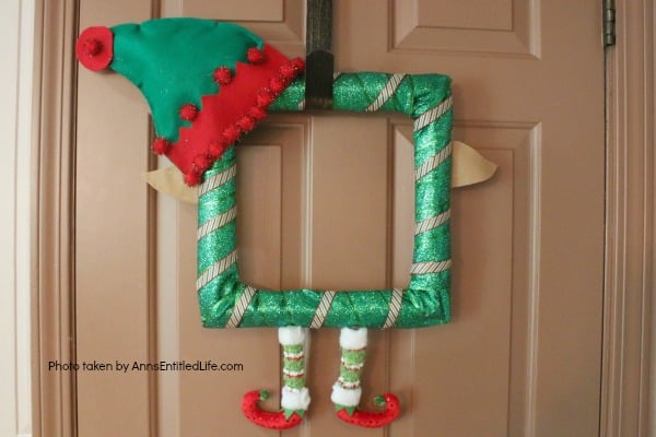 DIY Christmas elf wreath