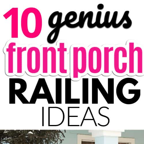 railing ideas for your front porch