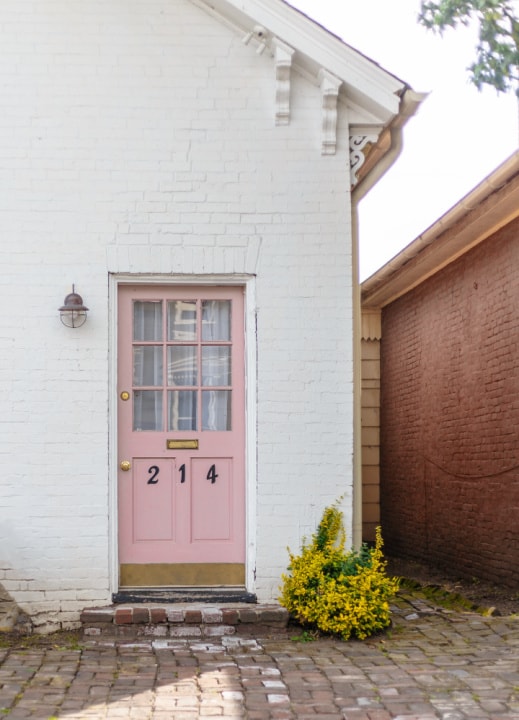 Pink front door ideas 