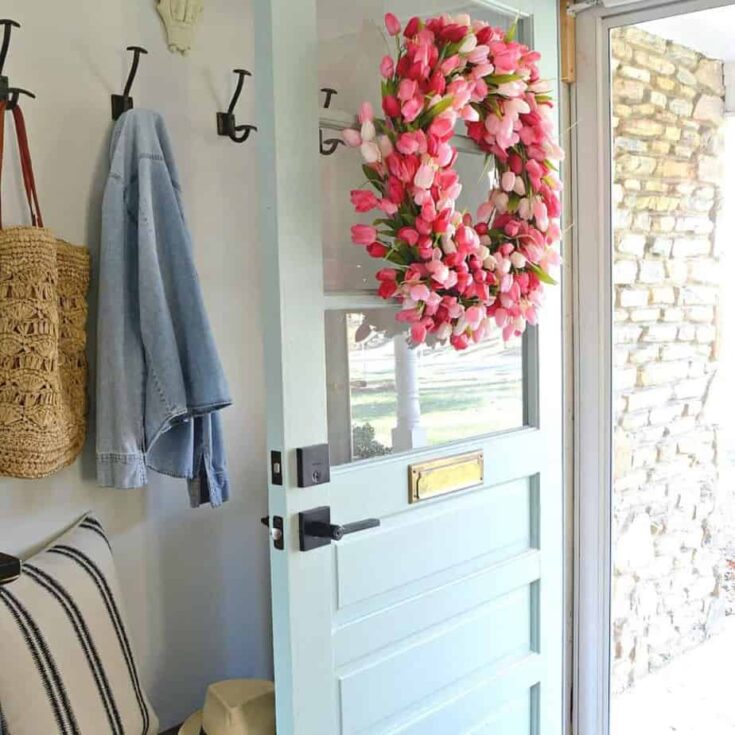 DIY Spring wreath