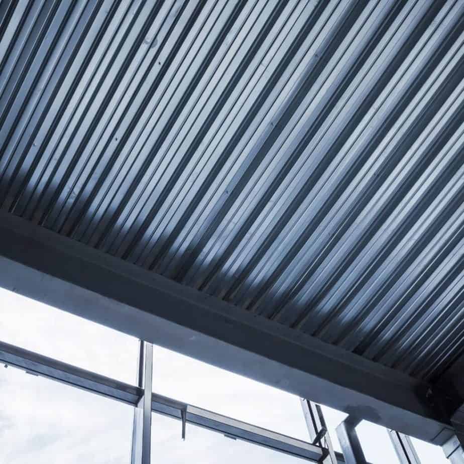 corrugated metal ceiling 