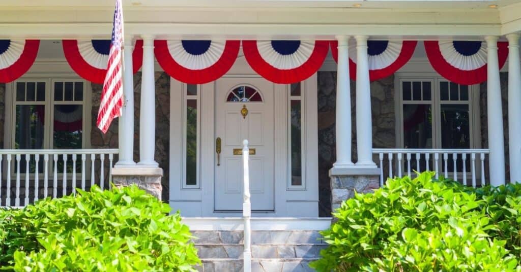 fourth of July porch decorations