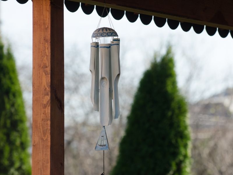 wind chimes are great for your porch