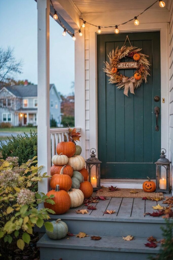 Halloween front porch ideas