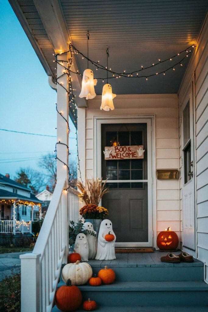 Halloween front porch ideas