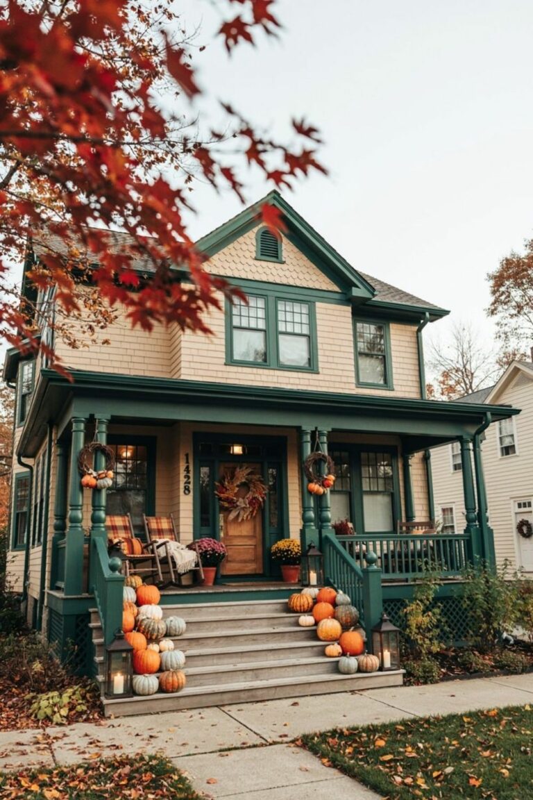 fall front porch ideas