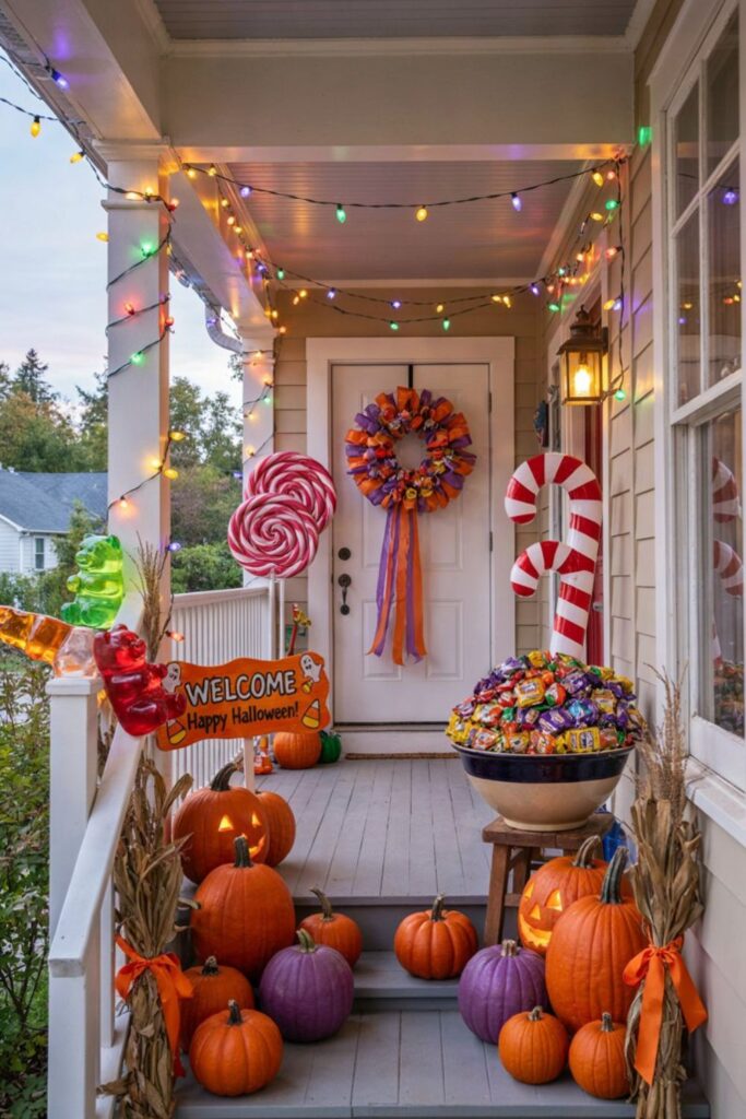 Halloween front porch ideas